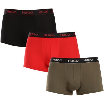 3PACK pánské boxerky HUGO vícebarevné (50517878 985) XXL 3PACK pánské boxerky HUGO vícebarevné (50517878 985) XXL