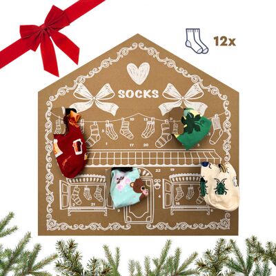 Adventní kalendář 12x ponožky Dedoles (24DXV1) S Adventní kalendář 12x ponožky Dedoles (24DXV1) S