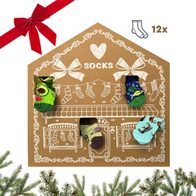 Adventní kalendář 12x dětské ponožky Dedoles (24DXV2) 23/26 Adventní kalendář 12x dětské ponožky Dedoles (24DXV2) 23/26