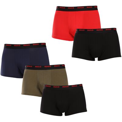 5PACK pánské boxerky HUGO vícebarevné (50479944 967) S 5PACK pánské boxerky HUGO vícebarevné (50479944 967) S