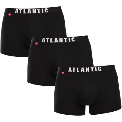 3PACK pánské boxerky Atlantic černé (3MH-011black) M 3PACK pánské boxerky Atlantic černé (3MH-011black) M