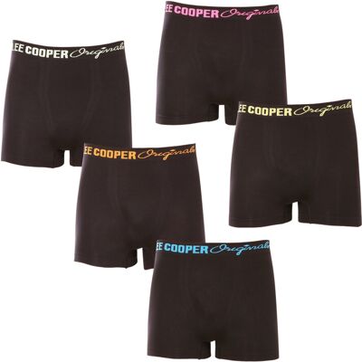 5PACK pánské boxerky Lee Cooper černé (LCU3200774A-1948355) 3XL 5PACK pánské boxerky Lee Cooper černé (LCU3200774A-1948355) 3XL