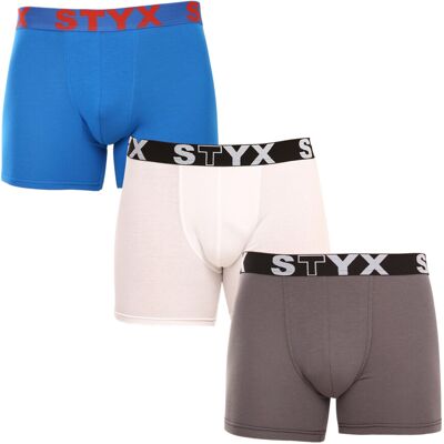 3PACK pánské boxerky Styx long sportovní guma vícebarevné (3U10137) XXL 3PACK pánské boxerky Styx long sportovní guma vícebarevné (3U10137) XXL