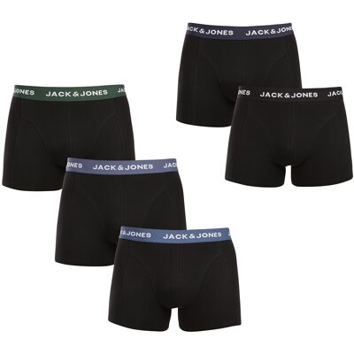 5PACK pánské boxerky Jack and Jones černé (12254366) XXL 5PACK pánské boxerky Jack and Jones černé (12254366) XXL