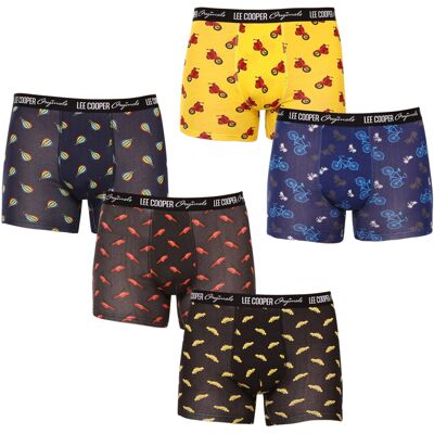 5PACK pánské boxerky Lee Cooper vícebarevné (LCU3200700E-1763083) XXL 5PACK pánské boxerky Lee Cooper vícebarevné (LCU3200700E-1763083) XXL