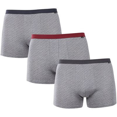 3PACK pánské boxerky Andrie šedé (PS 5702) L 3PACK pánské boxerky Andrie šedé (PS 5702) L