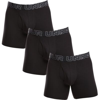 3PACK pánské boxerky Under Armour černé (1383889 001) 4XL 3PACK pánské boxerky Under Armour černé (1383889 001) 4XL