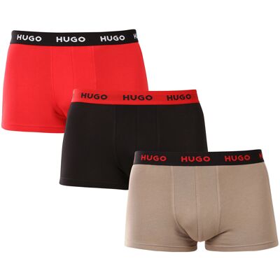 3PACK pánské boxerky HUGO vícebarevné (50532611 979) XXL 3PACK pánské boxerky HUGO vícebarevné (50532611 979) XXL