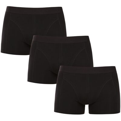 3PACK pánské boxerky Jack and Jones černé (12127816 - black) XXL 3PACK pánské boxerky Jack and Jones černé (12127816 - black) XXL