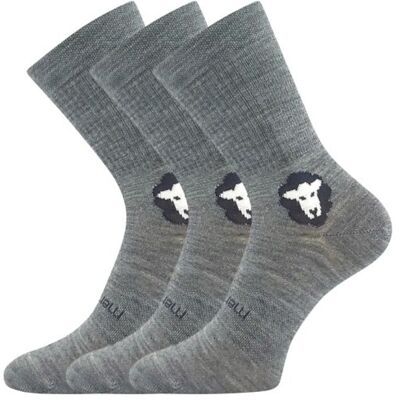 3PACK ponožky VoXX merino světle šedé (Barefootan merino-grey) S 3PACK ponožky VoXX merino světle šedé (Barefootan merino-grey) S