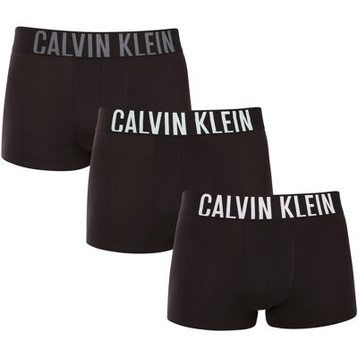 3PACK pánské boxerky Calvin Klein černé (NB3608A-ZDO) S 3PACK pánské boxerky Calvin Klein černé (NB3608A-ZDO) S
