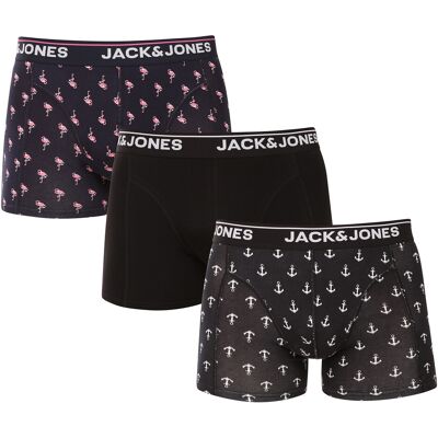 3PACK pánské boxerky Jack and Jones vícebarevné (12295181) L 3PACK pánské boxerky Jack and Jones vícebarevné (12295181) L