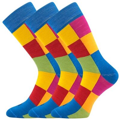 3PACK ponožky Lonka vlněné vícebarevné (Wocube-barevné) M 3PACK ponožky Lonka vlněné vícebarevné (Wocube-barevné) M