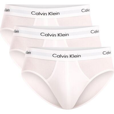 3PACK pánské slipy Calvin Klein bílé (U2661G-100) M 3PACK pánské slipy Calvin Klein bílé (U2661G-100) M