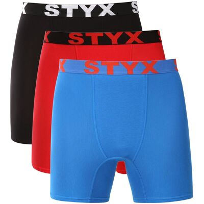 3PACK pánské boxerky Styx long sportovní guma vícebarevné (3UN09047) XXL 3PACK pánské boxerky Styx long sportovní guma vícebarevné (3UN09047) XXL