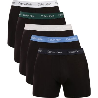 5PACK pánské boxerky Calvin Klein černé (NB3794A-JCZ) XXL 5PACK pánské boxerky Calvin Klein černé (NB3794A-JCZ) XXL