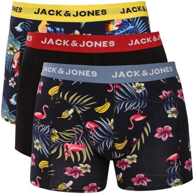 3PACK pánské boxerky Jack and Jones vícebarevné (12194104-surf) XL 3PACK pánské boxerky Jack and Jones vícebarevné (12194104-surf) XL