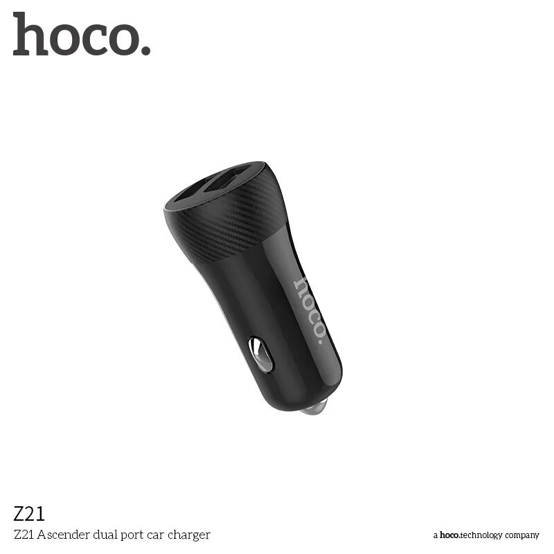 Hoco Auto-nabíječka pro iPhone a iPad - Hoco, Z21 Ascender 3.4A Black