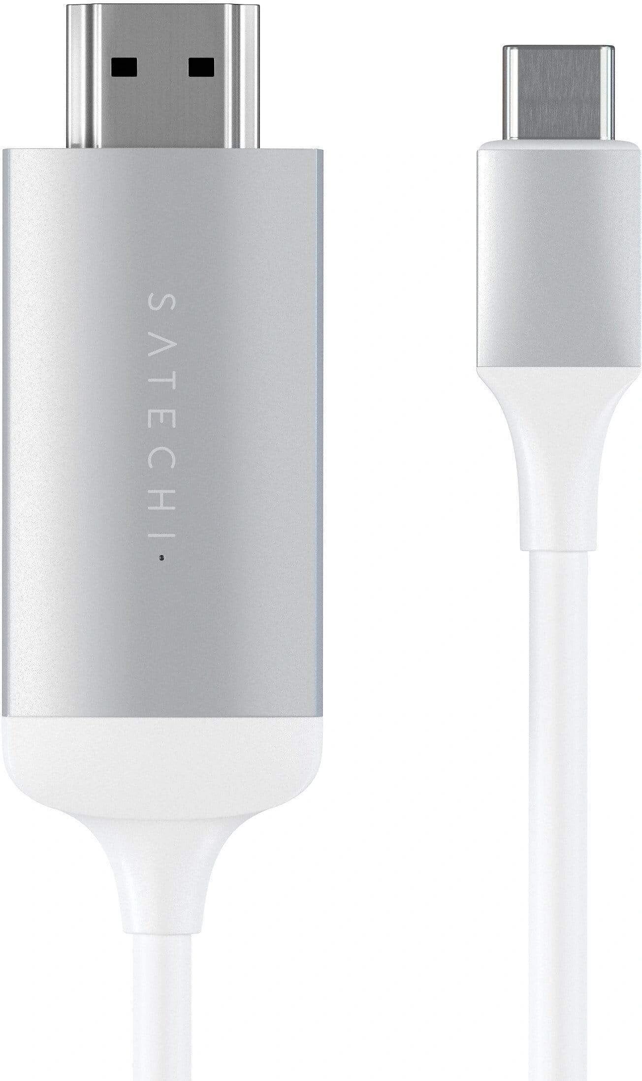 Satechi Propojovací kabel - Satechi, Aluminium USB-C to HDMI Silver