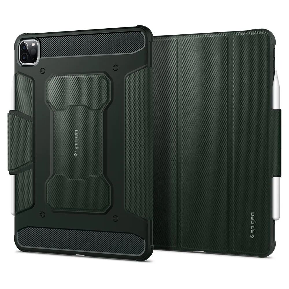 Spigen Odolné pouzdro pro iPad Pro 11 (2018/2020) - Spigen, Rugged Armor Pro Green