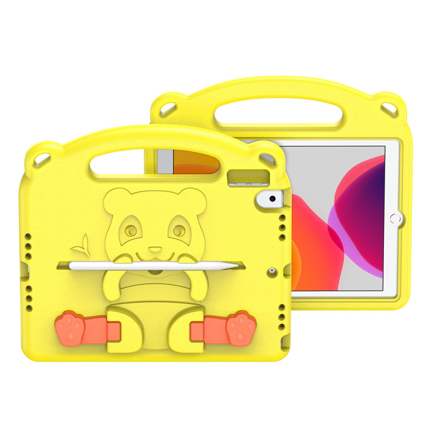 DuxDucis Dětské pouzdro pro iPad 10.2 (2021/2020/2019) - DuxDucis, Panda Yellow