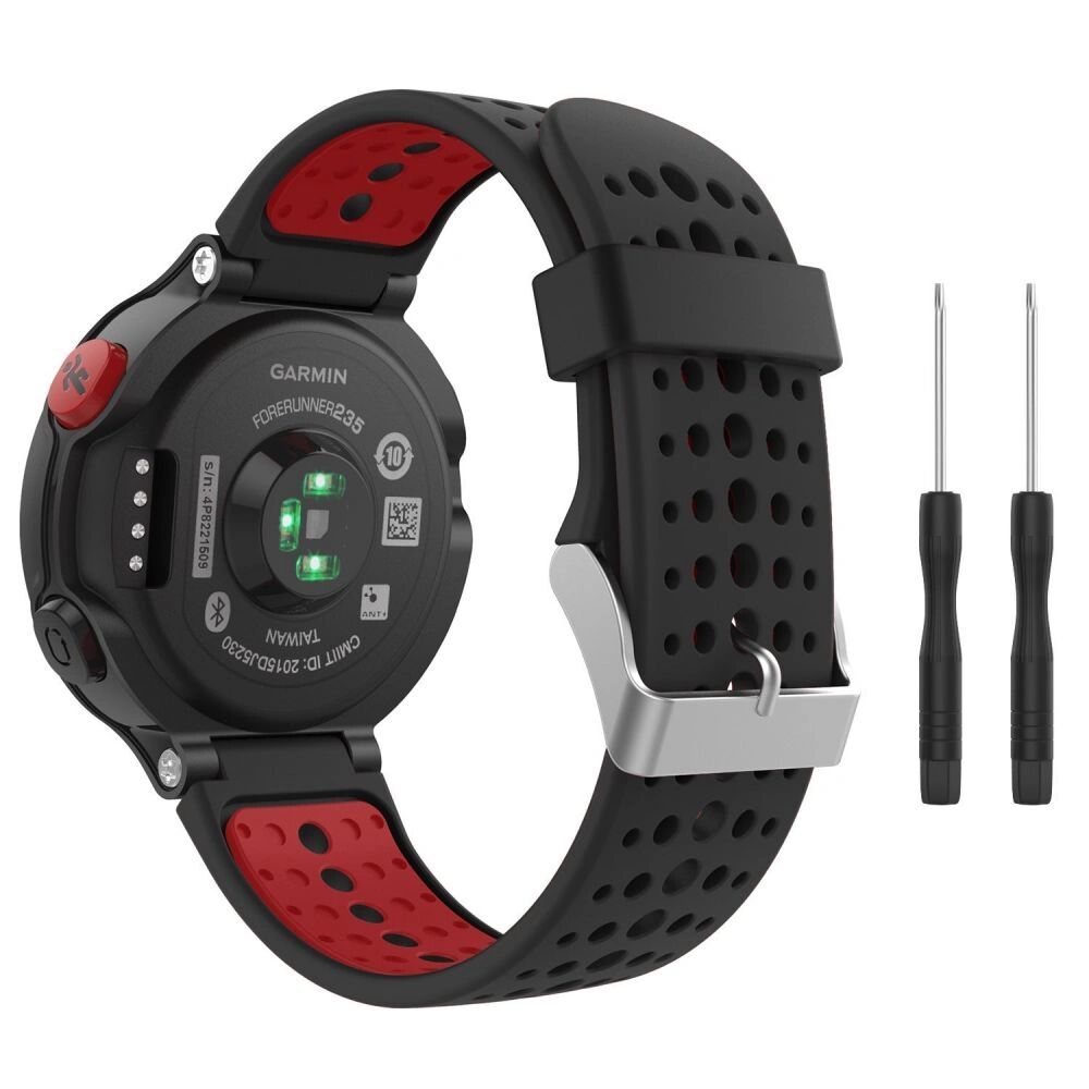 Tech-Protect Řemínek pro Garmin Forerunner 220 / 230 / 235 / 630 / 735 - Tech-Protect, Smooth Black