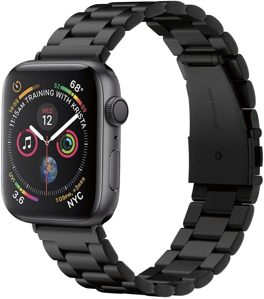 Spigen Kovový řemínek pro Apple Watch 42mm / 44mm / 45mm / 45mm - Spigen, Modern Fit Black