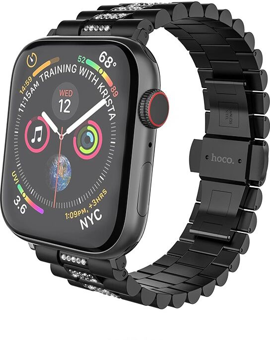 Hoco Kovový řemínek pro Apple Watch 38mm / 40mm / 41mm - Hoco, WB08 Shining Black