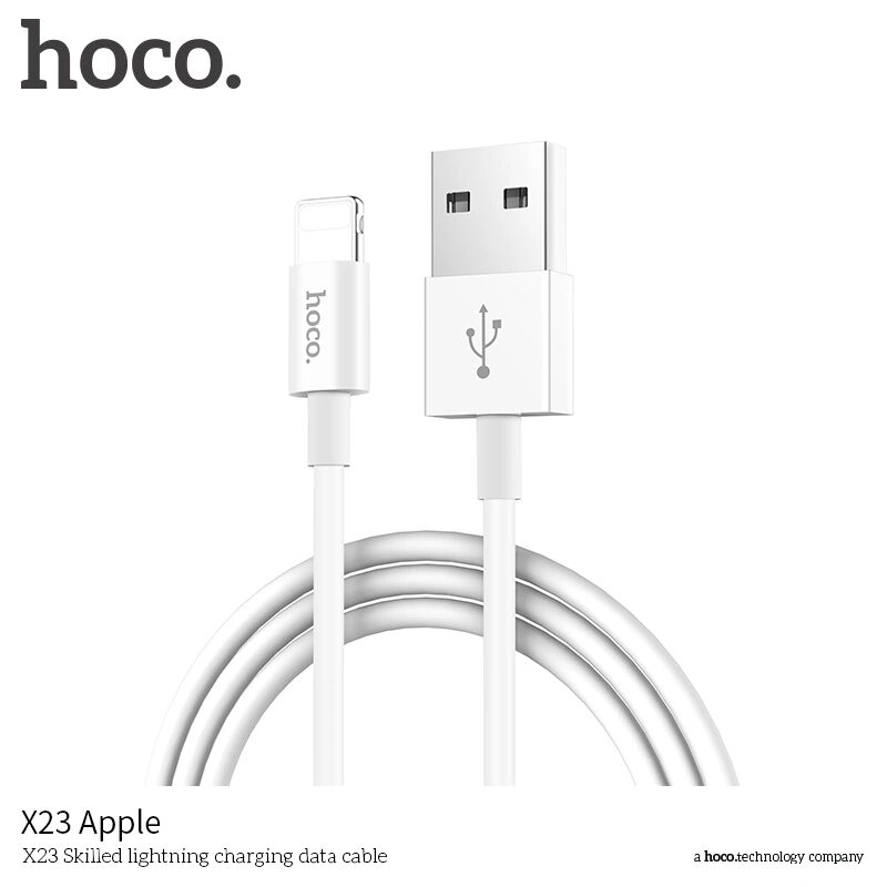 Hoco Kabel USB-A/Lightning pro iPhone a iPad - Hoco, X23 Skilled White