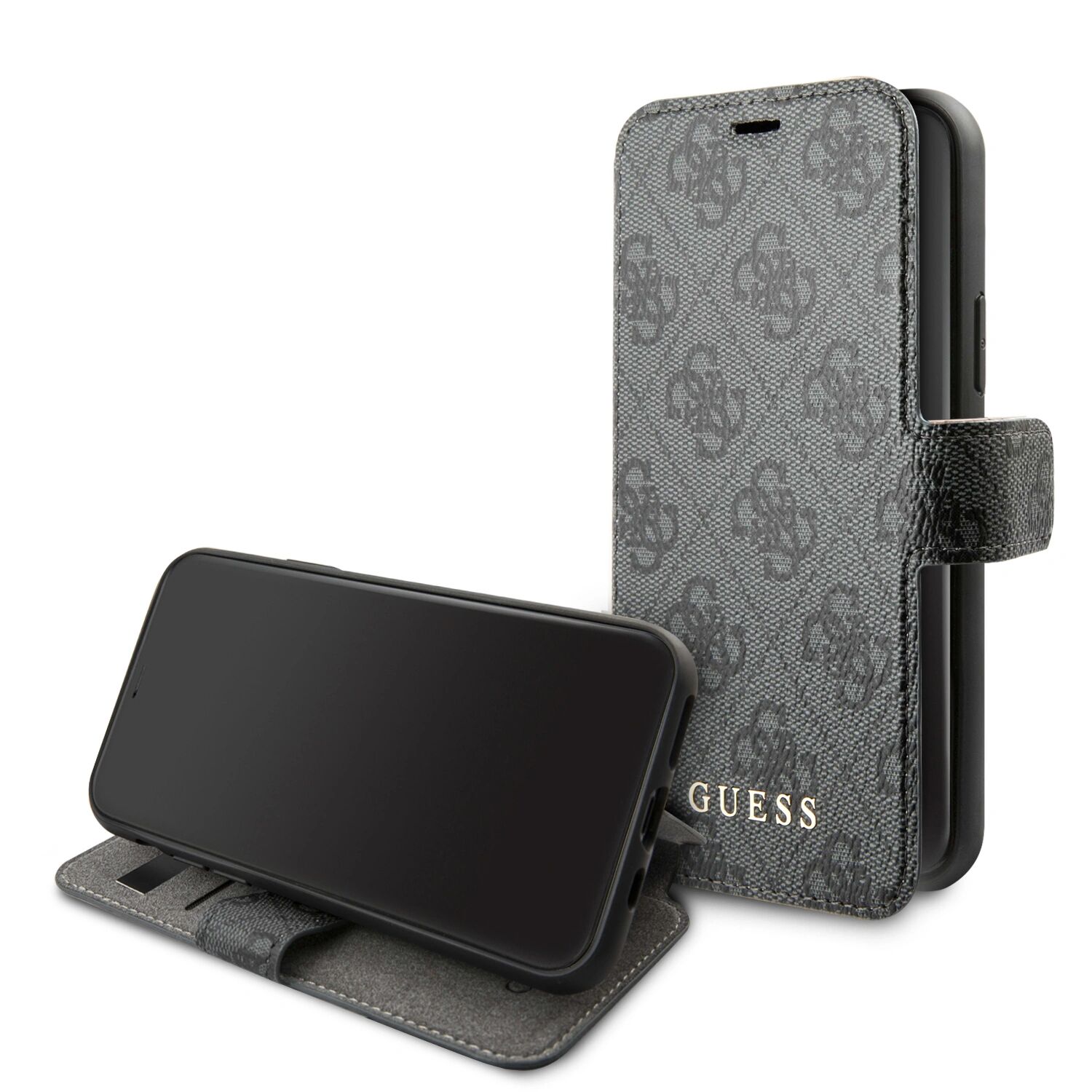 Guess Pouzdro / kryt pro iPhone 11 - Guess, 4G Book Gray