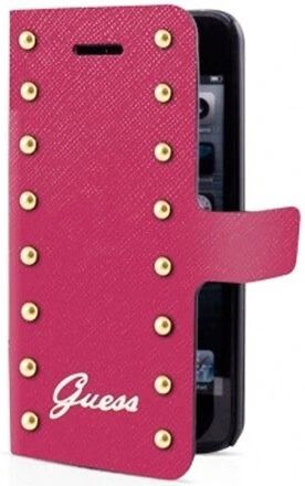 Guess Pouzdro / kryt pro iPhone 6 PLUS / 6S PLUS - Guess, Studded Folio Book Pink