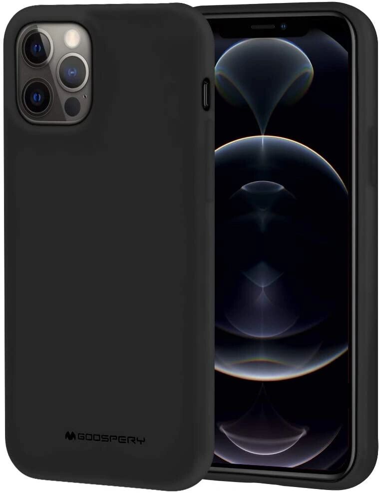 Mercury Ochranný kryt pro iPhone 12 Pro MAX - Mercury, Soft Feeling Black