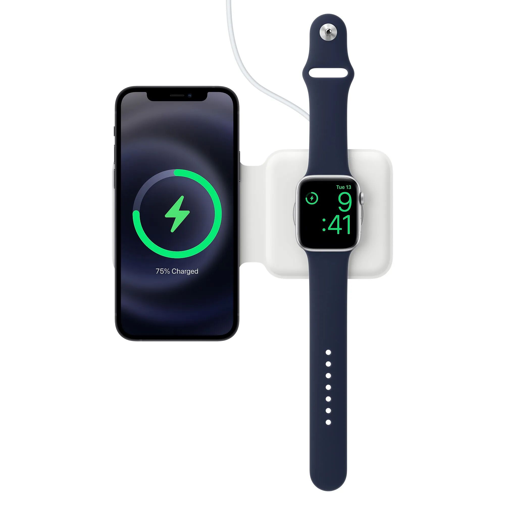 Apple Bezdrátová nabíječka pro iPhone a Apple Watch - Apple, MagSafe Duo Charger