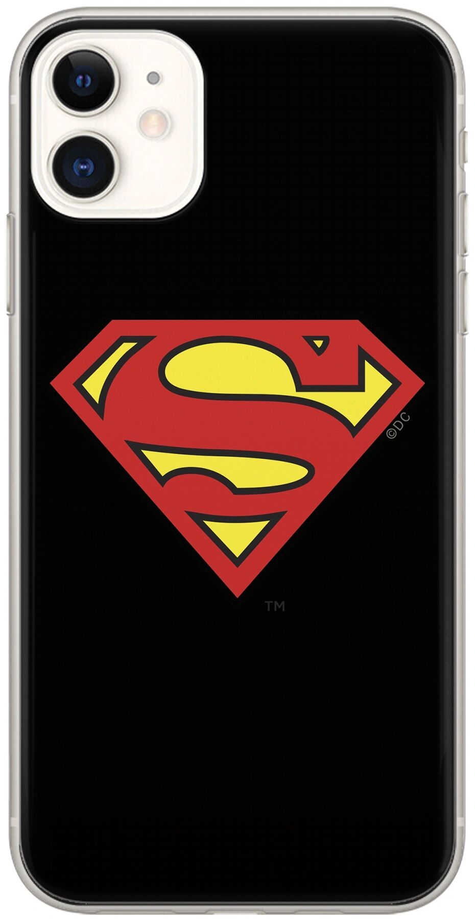 Ert Ochranný kryt pro iPhone XS / X - DC, Superman 002 Black