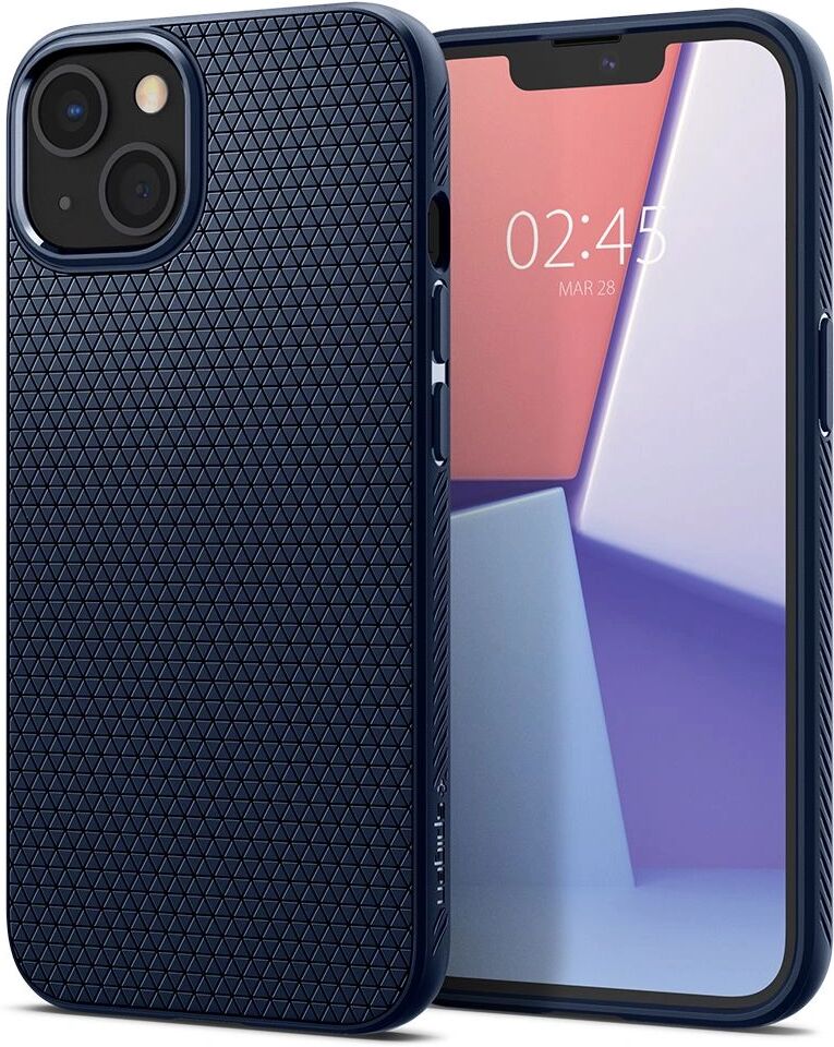 Spigen Ochranný kryt pro iPhone 13 - Spigen, Liquid Air Blue