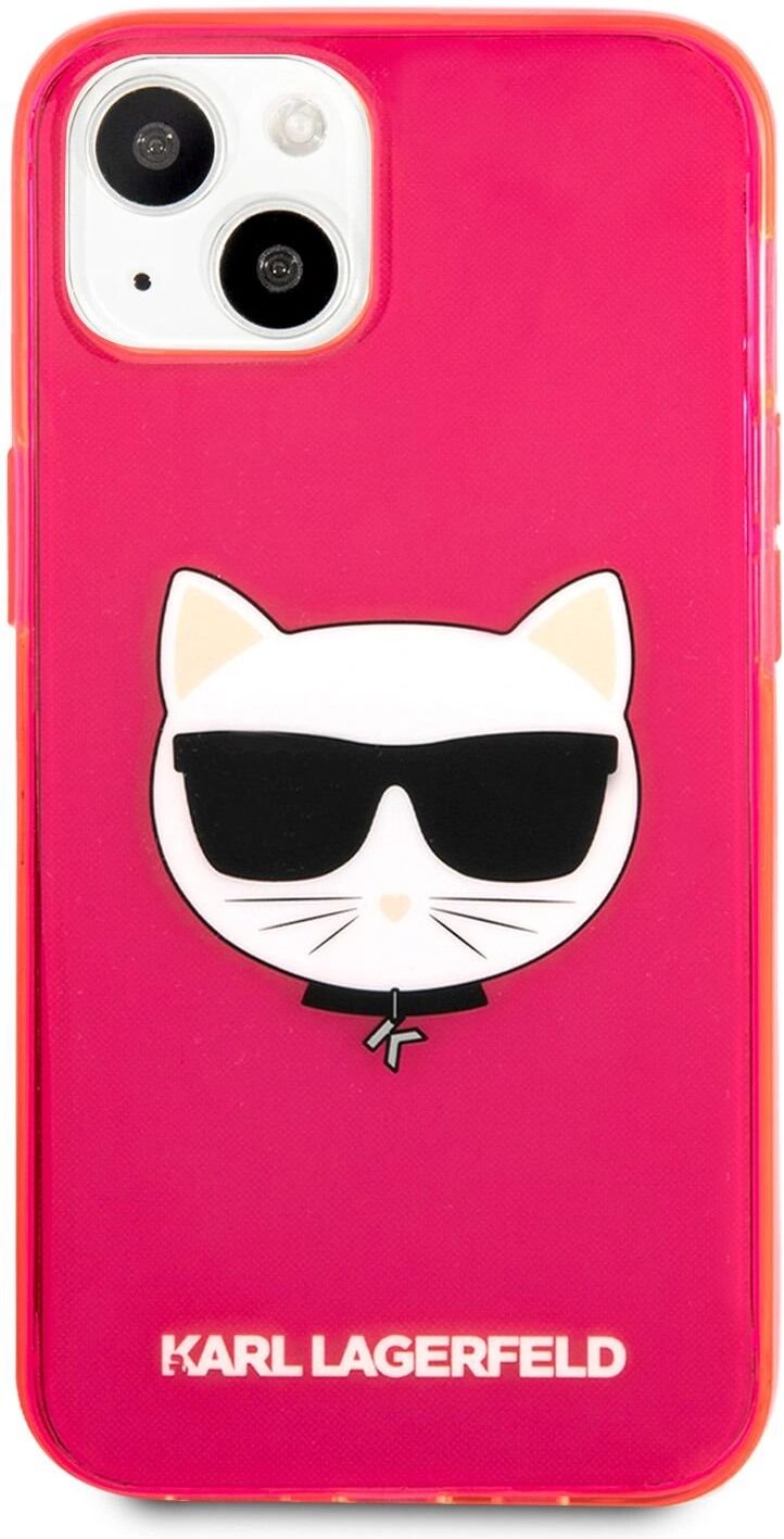 Karl Lagerfeld Ochranný kryt pro iPhone 13 - Karl Lagerfeld, TPU Choupette Head Pink