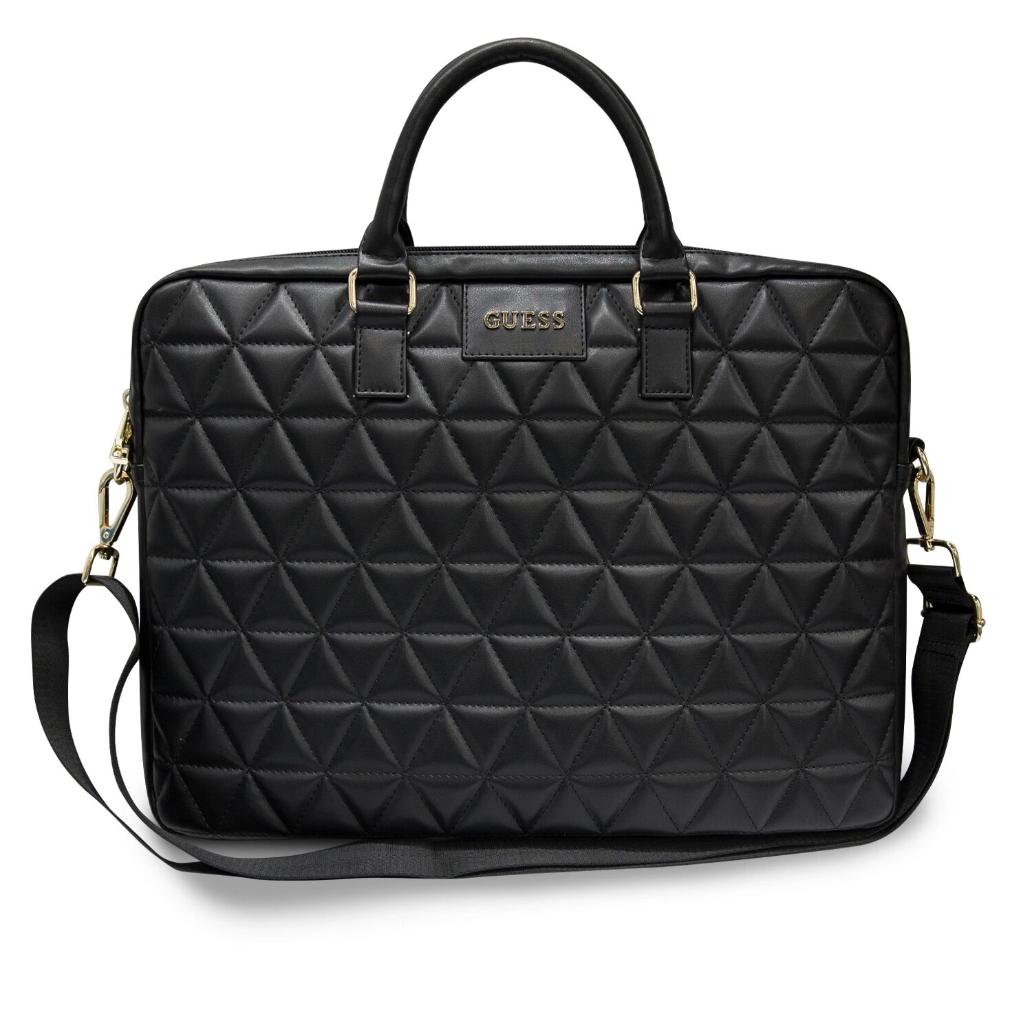 Guess Taška na notebook 15-16" - Guess, Quilted Bag Black