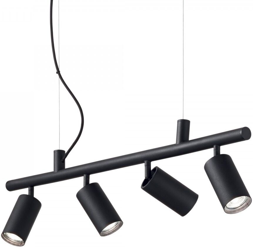 Ideal Lux 231341 zavěšený stropní lustr Dynamite 4x28W   GU10 - černý