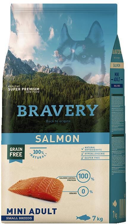 BRAVERY dog ADULT mini SALMON - 7kg