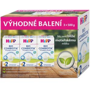 Hipp Combiotik® 2 BIO pokračovací mléčná kojenecká výživa 3x500 g