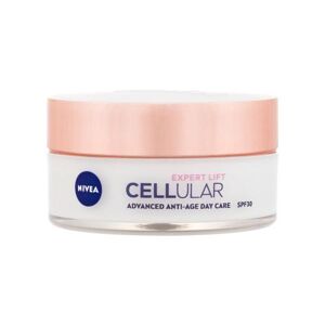 Nivea Cellular Expert Lift Advanced Anti-Age Day Cream SPF30 50 ml denní pleťový krém proti vráskám; zpevnění a lifting pleti; na dehydratovanou pleť