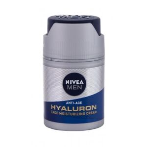 Nivea Men Hyaluron Anti-Age SPF15 50 ml denní pleťový krém pro muže proti vráskám; zpevnění a lifting pleti; na dehydratovanou pleť