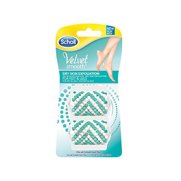 Scholl Peelingová rotační hlavice Velvet Smooth 2 ks