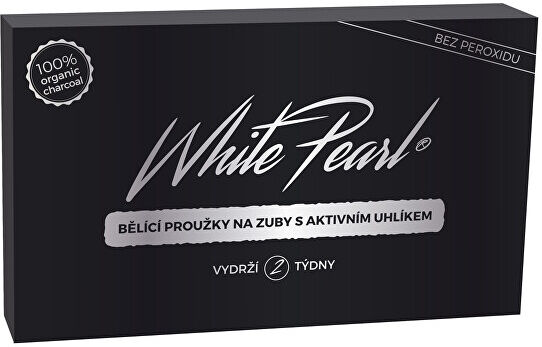 VitalCare Bělicí proužky na zuby s aktivním uhlíkem White Pearl