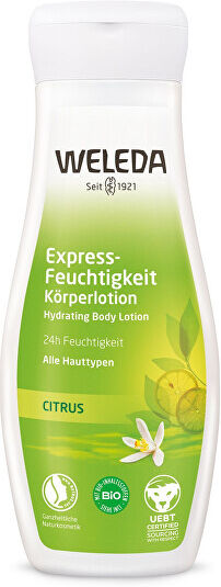 Weleda 24h expresně hydratující tělové mléko (Express 24h Hydrating Body Lotion) 200 ml