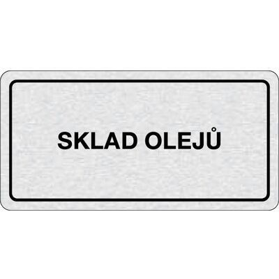 B2B Partner Nalepovací cedulka na dveře - Sklad olejů B2B Partner Nalepovací cedulka na dveře - Sklad olejů