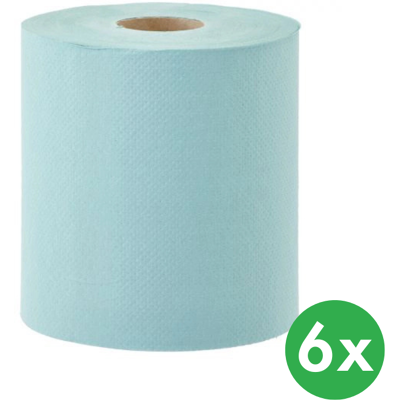 Merida Papírové ručníky jednovrstvé v roli MAXI, zelené, 6 ks Merida Papírové ručníky jednovrstvé v roli MAXI, zelené, 6 ks