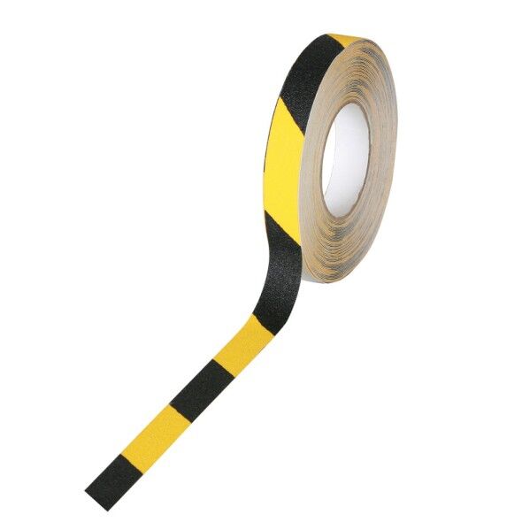 HESKINS Protiskluzová páska - jemné zrno, 25 mm x 18,3 m, černo-žlutá