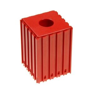 B2B Partner Plastový box pro nástroj s kuželovou stopkou MORSE M2 50x50, modul 5x5, 1 dutina, červená