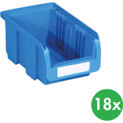 Allit Plastový box COMPACT, 102 x 100 x 60 mm, 18 ks, modrý Allit Plastový box COMPACT, 102 x 100 x 60 mm, 18 ks, modrý